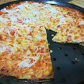 El cooksnap de Pilar cuando hizo Pizza masa coliflor.