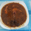 El cooksnap de Eli cuando hizo Lentejas mar y tierra.