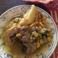El cooksnap de Natali Bernal cuando hizo Cazuela de cerdo.