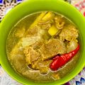 Cooksnap Sesimple Loralin semasa beliau membuat Singgang Daging Campak2 version Chunie.