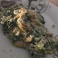 El cooksnap de Ainoa Doñas cuando hizo Espinacas a la crema.