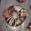 Prabhjot Kaur का कुकस्नैप जब उन्होंने चॉकलेट डोनट्स (chocolate donuts recipe in Hindi) बनाया था।
