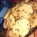 El cooksnap de Fernanda Morales cuando hizo Galletitas con chips de chocolate.