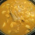 El cooksnap de Juan Mena cuando hizo Caldereta de rape, gambas y almejas.