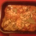 El cooksnap de Anjana lópez cuando hizo Pollo con almendras en salsa de setas.