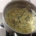 El cooksnap de Aaron cuando hizo Rajas de chile poblano con pollo.
