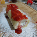 El cooksnap de Toni Martín cuando hizo Mini bracito de nata con frutos del bosque y almendras.