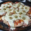 El cooksnap de Cesar cuando hizo Pollo a la pizza.