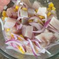 El cooksnap de Arcadia Ascanio Ferrer cuando hizo Ceviche Limeño.