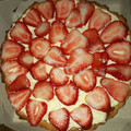 El cooksnap de Romina Lavarda cuando hizo Tarta de frutilla con dulce de leche y crema.!.