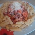 Bettenbuch András Cooksnap-ja, amikor elkészítette a(z) Paradicsomos csirkemell penne tésztával, avagy majdnem milánói 🍅🐤🍝🍷 receptet.