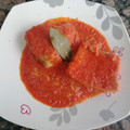 El cooksnap de Zuri cuando hizo Bacalao en salsa.