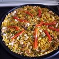 El cooksnap de amparo garcia cuando hizo Fideuá mar y tierra.