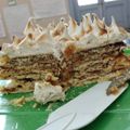 El cooksnap de Carolina Bello cuando hizo Torta rogel.