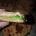 El cooksnap de Fabi cuando hizo Zapallitos verdes a la milanesa.
