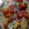 Falguni Shah's cooksnap of when they made મિની પિઝા (Mini Pizza Recipe in Gujarati).