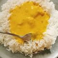 Drishti dhama का कुकस्नैप जब उन्होंने कड़ी चावल (kadhi chawal recipe in Hindi) बनाया था।