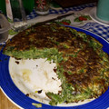 El cooksnap de María Fernanda Troncoso cuando hizo Tortilla de Acelga.
