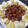El cooksnap de Pethy cuando hizo Salchichas en caramelo.