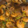 Cooksnap Arifah Aqilah semasa beliau membuat Udang Khamped.