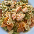 El cooksnap de Irene-Guirao cuando hizo Espaguetti con ajo, guindilla y gambas.