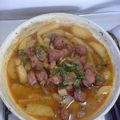 El cooksnap de AnaLu Sanchez cuando hizo Papas guisadas con chorizo.