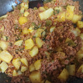 El cooksnap de Martha Aracely Nuñez cuando hizo Picadillo de papa con chorizo.