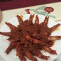 El cooksnap de noencuen cuando hizo Gambas en salsa al pimentón y cava.