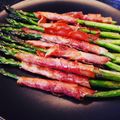 El cooksnap de Tamara Dulce y Salada cuando hizo Espárragos con jamón al horno.