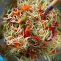 Sayantika Sadhukhan's cooksnap of when they made ভেজ চাউমিন (Veg chowmein recipe in Bengali).