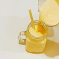 Mehwish's cooksnap of when they made Mango shake.