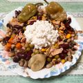 Cooksnap από Georgios Tantalos στη συνταγή Μαυρομάτικα και κόκκινα φασόλια σαλάτα όλο χρώματα
