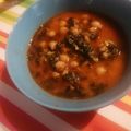El cooksnap de Rocio Galan Ponce cuando hizo Potaje de Vigilia: Garbanzos con espinacas y bacalao.