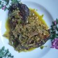 Cooksnap Noraini Hamid semasa beliau membuat Ikan keli goreng berlada.