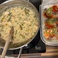 bianka.baranyai7 Cooksnap-ja, amikor elkészítette a(z) Tejszínes-tárkonyos pulykaragu barnarizzsel receptet.