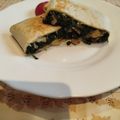 El cooksnap de Antonia García Fernández cuando hizo Burrito de pollo y espinacas.