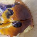 姵羚 蔡 的 ［ 低熱量甜點 ］藍莓優格巴斯克蛋糕 cooksnap