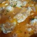 El cooksnap de Trini cuando hizo Rape con almendras y piñones.