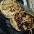 El cooksnap de Denisam cuando hizo Tortitas de banano cubiertas de chocolate. (panqueques).