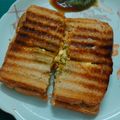 pinky makhija's cooksnap of when they made Corn & Spinach Sandwich.