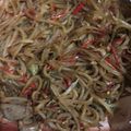 Cooksnap dari Dapur Objin untuk resep Tumis pepaya muda teri petai