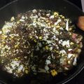 El cooksnap de Luis cuando hizo Grelos con huevo y serrano.