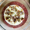 Lisa's cooksnap of when they made Malabi - Milchpudding mit Rosenwasser.