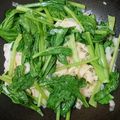 Cooksnap của Cau Hai khi họ làm theo món Mầm cải Sapa xào bánh đa nắm Quỳnh Côi