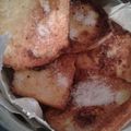 El cooksnap de Lujan Sosa cuando hizo Torrejas de pan.