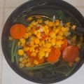 Cooksnap dari Stef untuk resep Sayur bening bayam, wortel,jagung