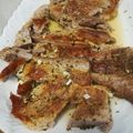El cooksnap de Puri Rodriguez cuando hizo Secreto de cerdo ibérico al horno.