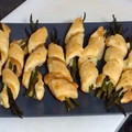 El cooksnap de Chinijo Pablo Delgado cuando hizo Rulitos de espárragos.