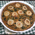 El cooksnap de Isabel San Martín cuando hizo Quiche de espinacas, piñones y queso de cabra.