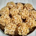 Jasminben parmar 's cooksnap of when they made મમરા ના લાડવા.